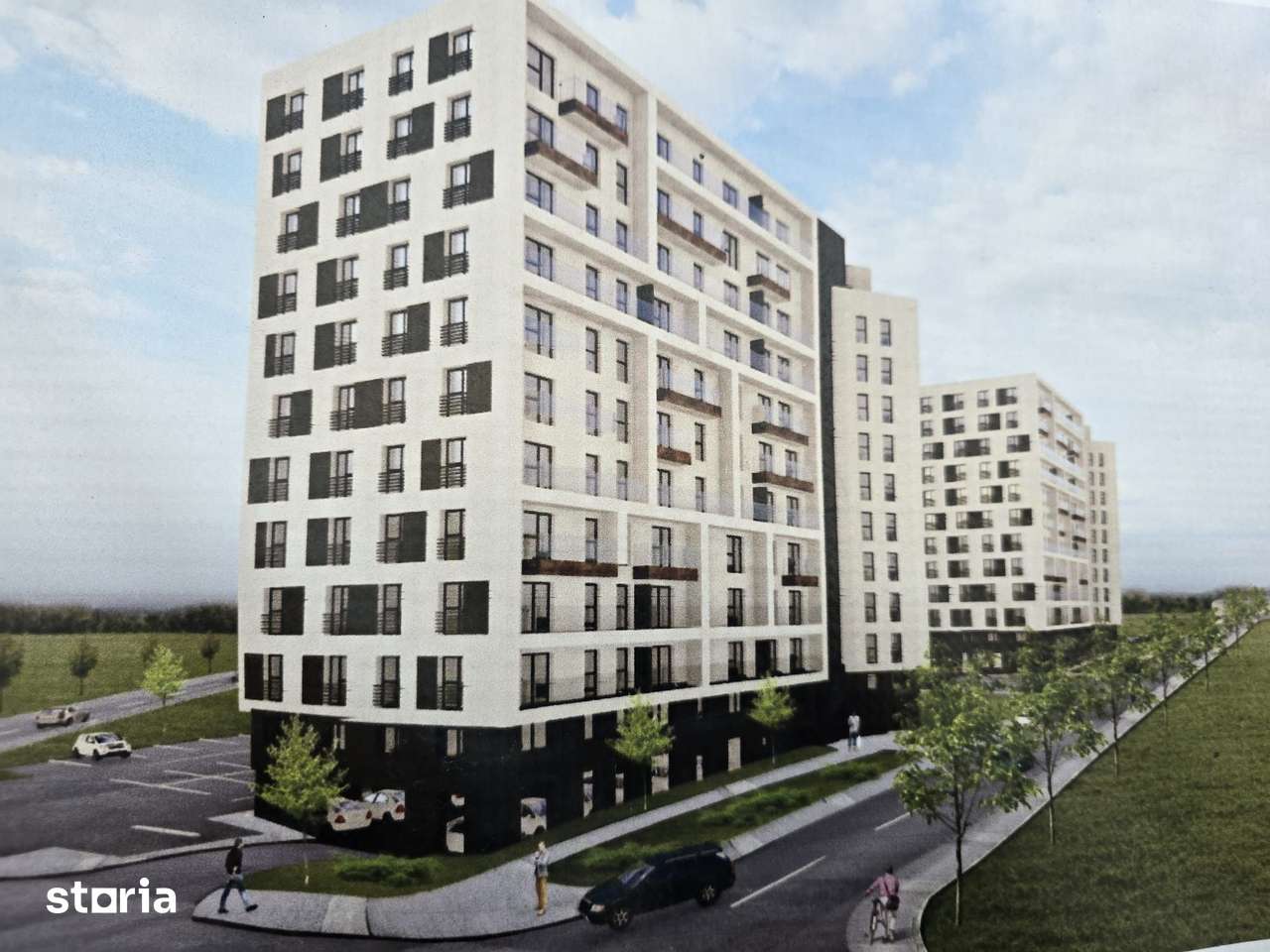 Apartament 1 cameră în bloc NOU — fotografia 3