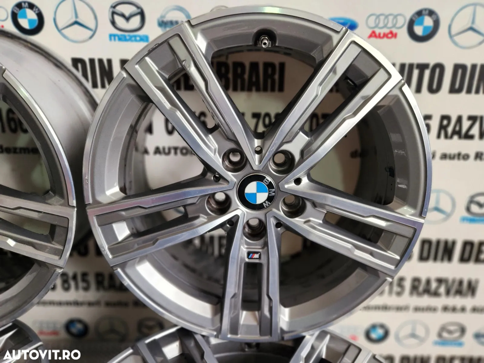 Set Jante Originale Bmw R17 Style 550M F40 F44 F45 Mini Cod  Cu Senzori Presiune - Dezmembrari Arad - 4