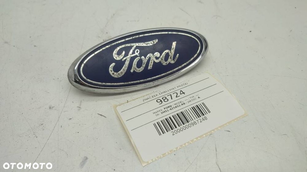 ZNACZEK EMBLEMAT KLAPY TYŁ FORD C-MAX MK2 3M51-425A52-AB - 3