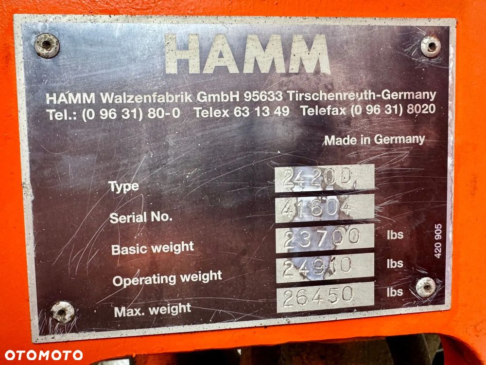 Hamm 2420D - 6