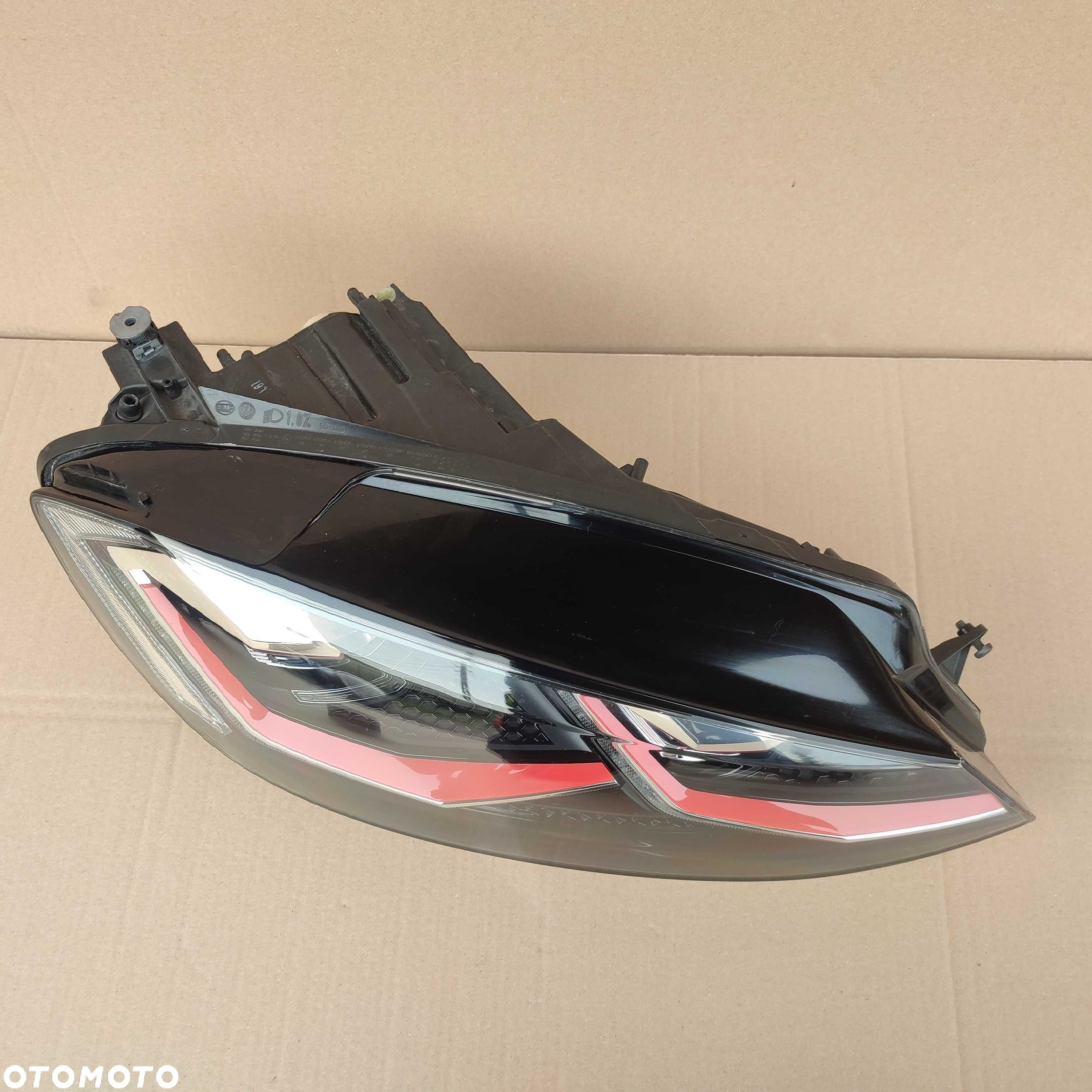 VW Glf VII 7 5G0 lift GTI lampa prawa przód przednia oryginał idealna - 3