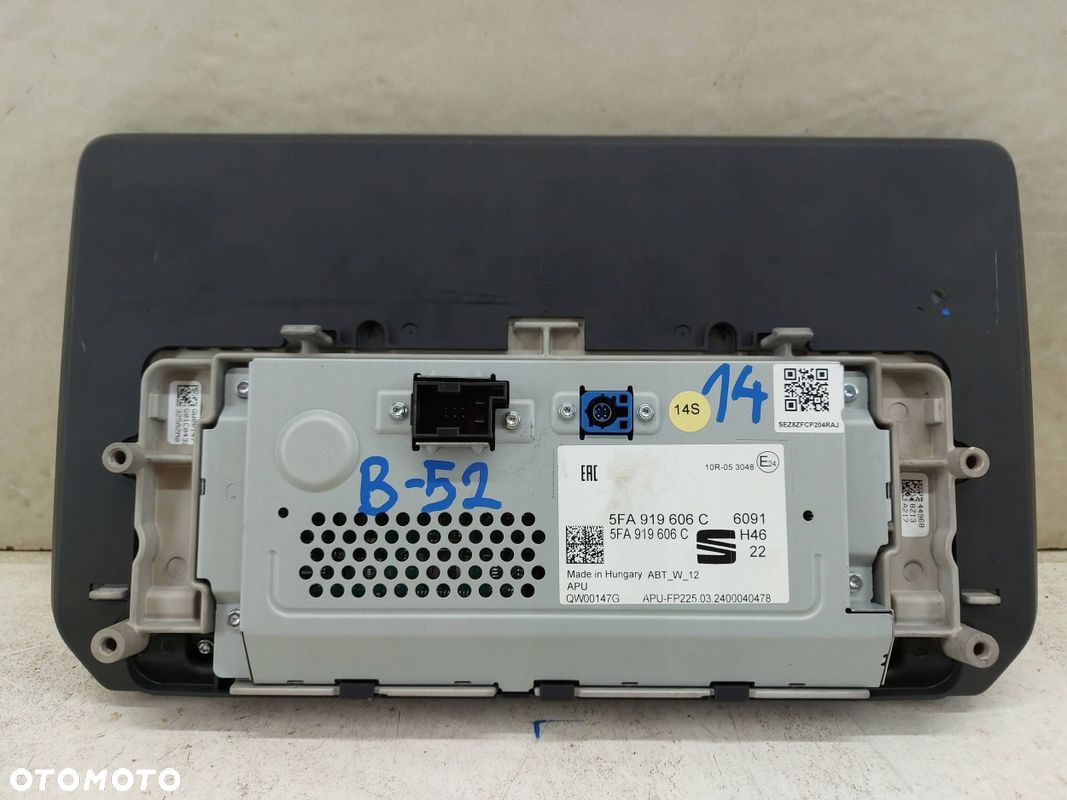 Seat Leon IV 4 20- 5FA ekran monitor nawigacji LCD GPS - 6