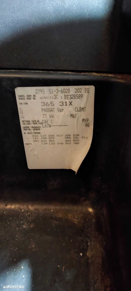 Dezmembrez volkswagen vw passat B7 Break an 2012 CAYC cv MYP LA7W - 15