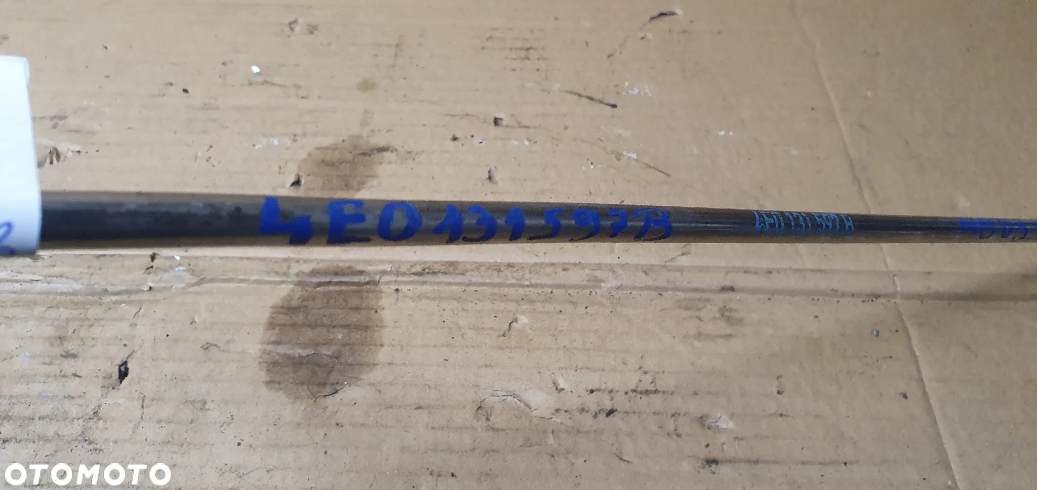 Przewód rurka wąż DPF Audi A8 D3 4.2 TDI 4E0131597B - 7