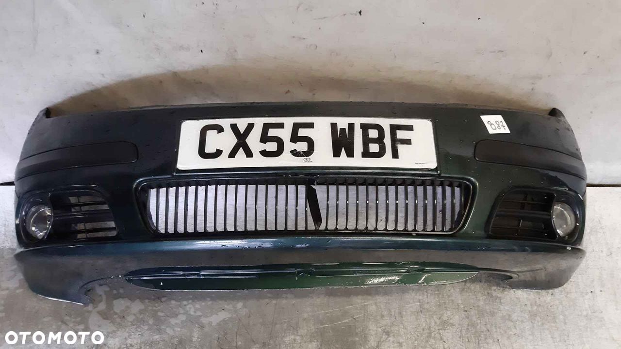 ! ZDERZAK PRZÓD PRZEDNI DO SKODA FABIA I LIFT FL 9572 ZIELONY HALOGENY - 1