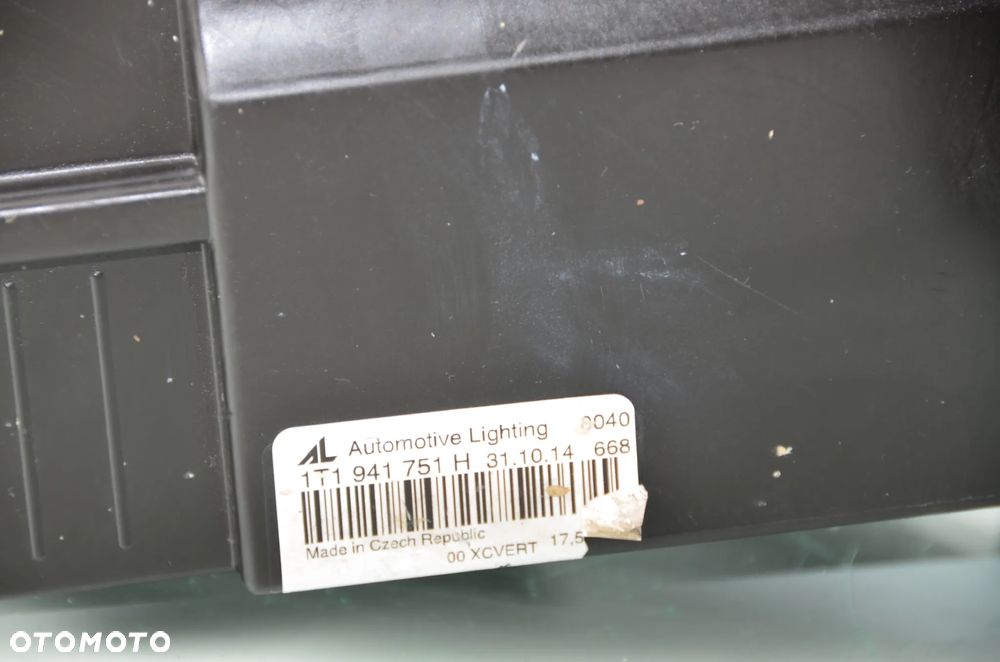 VW TOURAN 2 BI-XENON LED 1T1941751H Lewy Przedni Oryginał - 7