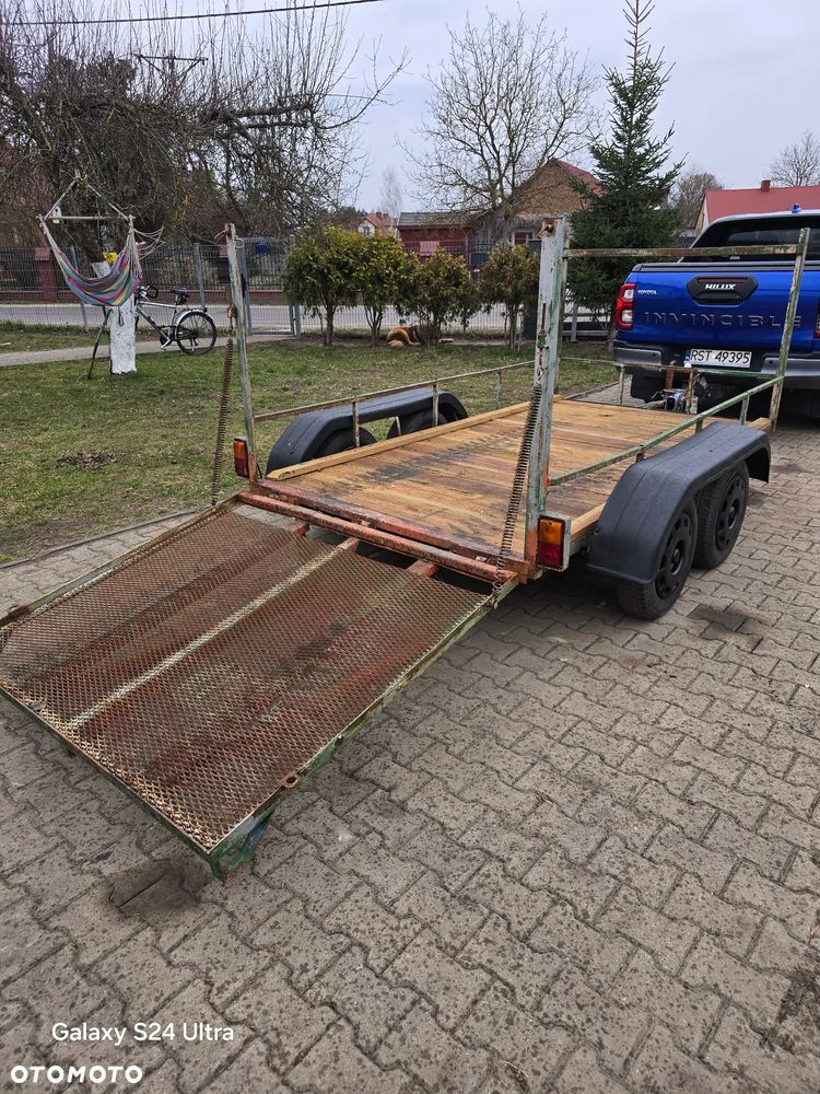 Brian James Trailers Przyczepa laweta budowlana pod minikoparke wozidlo hamulec najazdowy rampa wjazdowa - 6