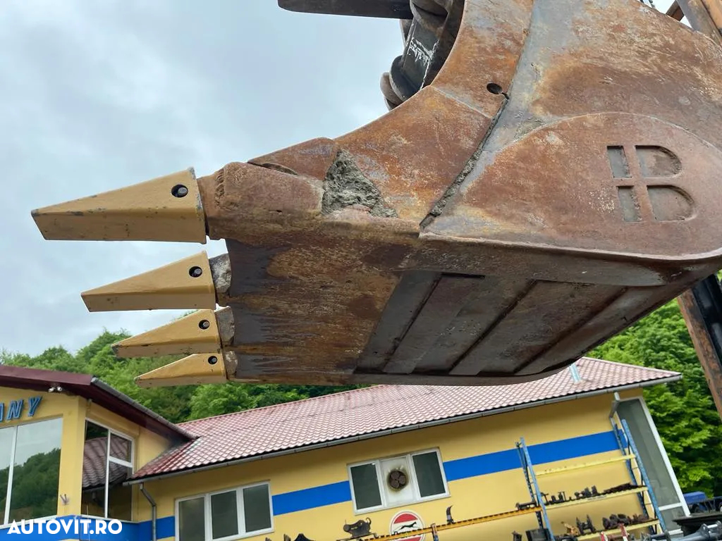Cupa Excavator Hardox Baumaschinen Technik cu Sistem electric cu latime de 800 mm - 4
