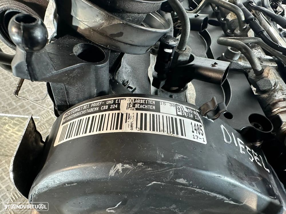 .Motor Completo CBB VW Volkswagen Audi Skoda VAG 2.0 TDI 170cv Injeção Bosch - 9