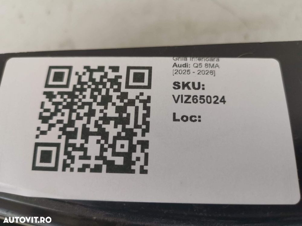 Grila Inferioara Audi Q5 8MA 2025 2026 S-Line Originala In Stare Buna - 8