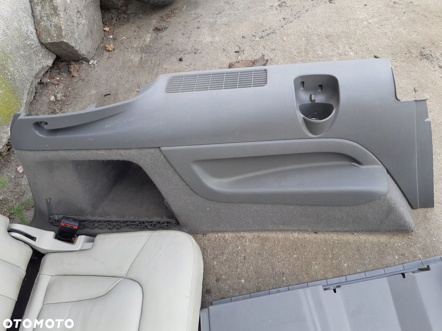 AUDI Q7 4L FOTELE III 3 RZĄD BOCZKI SKÓRA KOMPLET - 3
