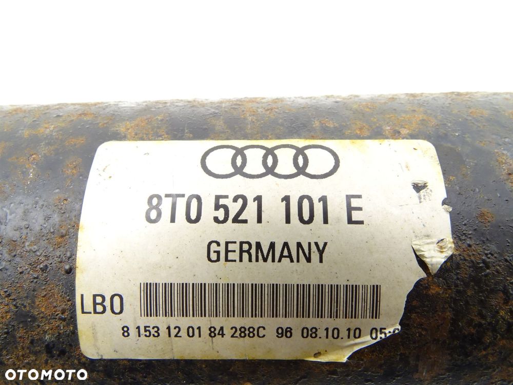 Wał napędowy quattro 4x4 8t0521101e audi a5 8t 2.0 tfsi - 12
