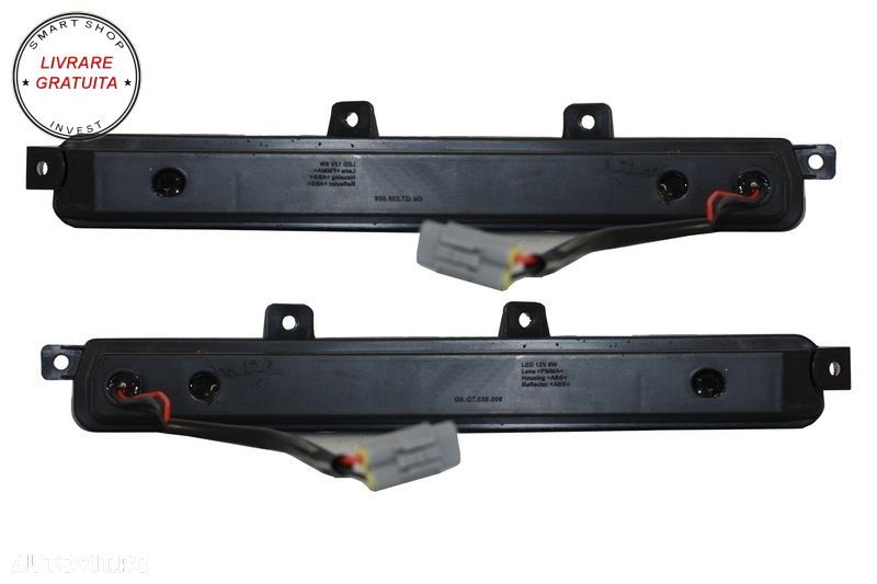Bara Fata cu Extensie LED DRL si Prelungire superioara Mercedes G-Class W463 (1989- livrare gratuita - 10
