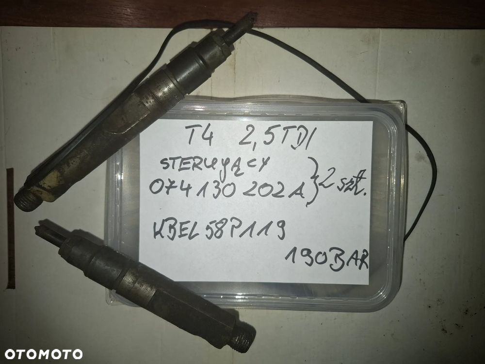 VW LT T4 2,5 TDI wtrysk sterujący 074130202Q   074130201C KBEL58P119  190bar - 2