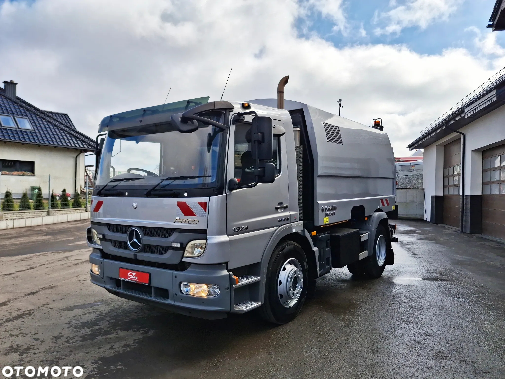 Mercedes-Benz Atego 1524 Zamiatarka FAUN Viajet Euro 5 EUnited PM10 Karcher Na Bębnie Regulowane Zawieszenie - 2