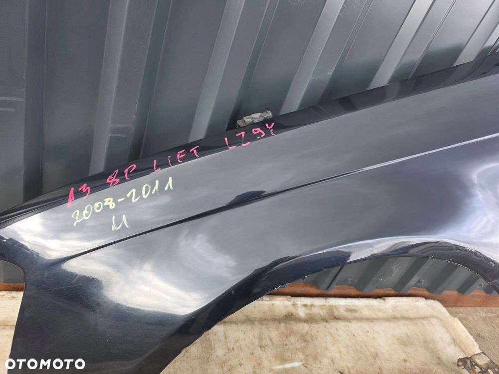 BŁOTNIK LEWY PRZÓD AUDI A3 8P LIFT 2008-2012 LZ9Y ! - 4