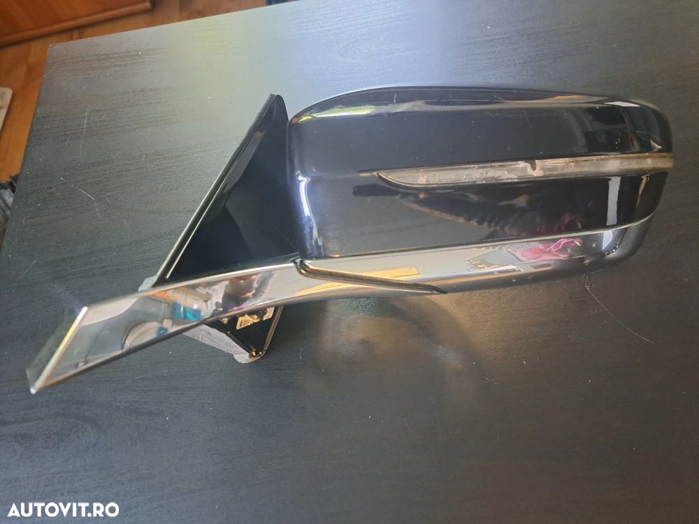 Oglinda retrovizoare exterioara stanga electrica fara sticla negru cu chrome Originala BMW G11+LCI G12+LCI 2016-2022 - 3