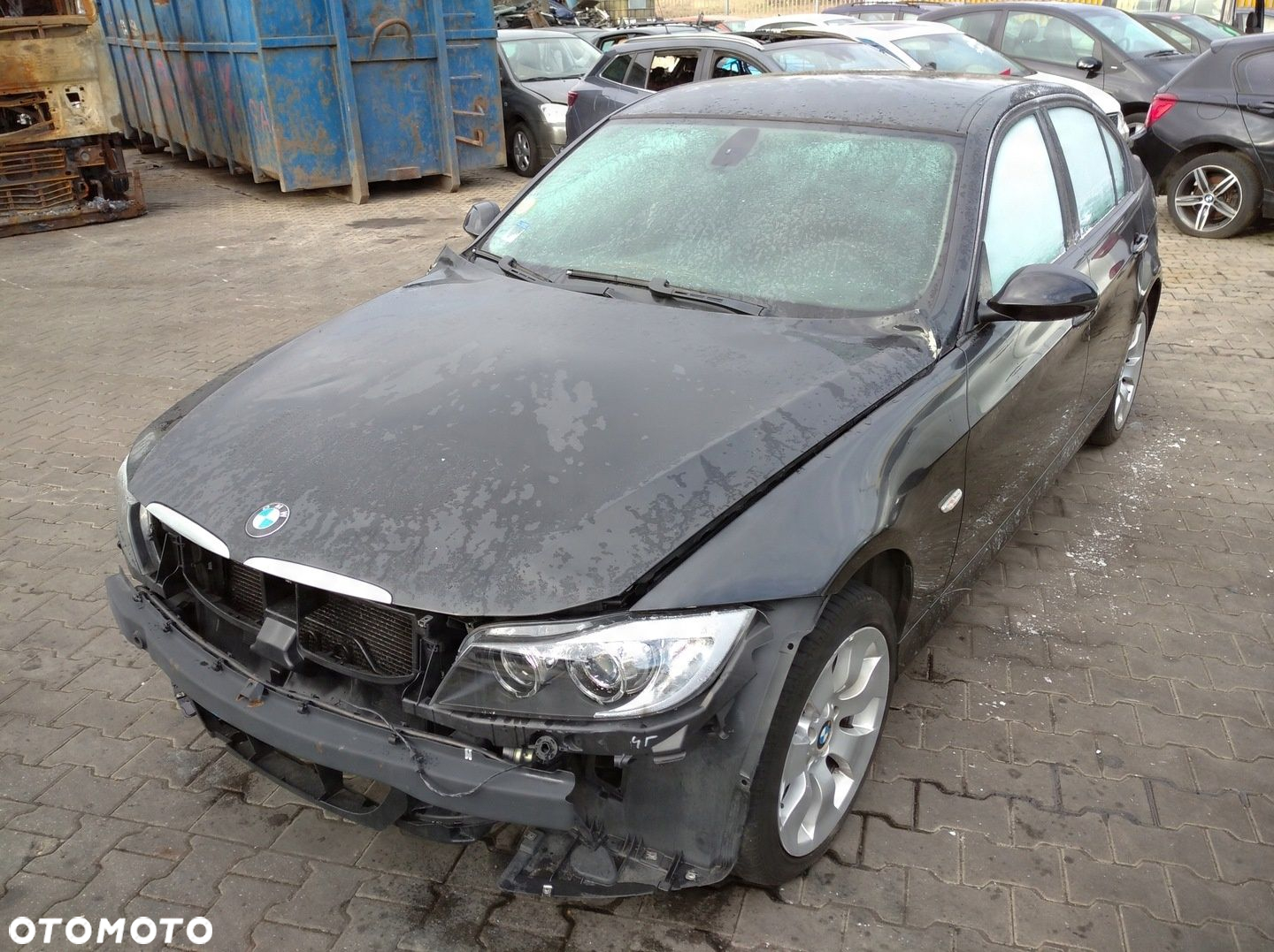 BMW 3 E90 DRZWI TYŁ LEWE 475 BLACK SAPPHIRE - 11