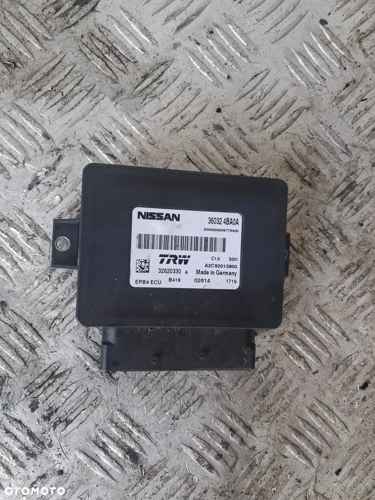 MODUŁ STEROWNIK HAMULCA RĘCZNEGO NISSAN QASHQAI II J11 36032 4BA0A - 1