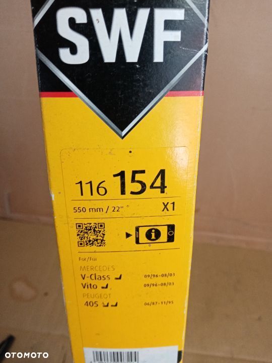 Pióro wycieraczki tradycyjne SWF 116154 Mercedes - 2