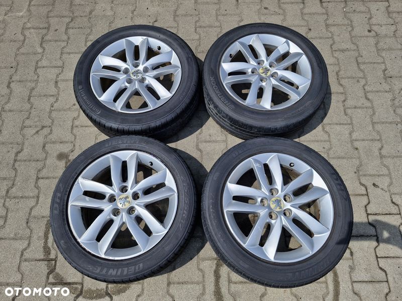 PEUGEOT 508 1 I FELGI ALUMINIOWE ALUFELGI 17'' CALI 5x108 7J ET46 9671401380 - 1