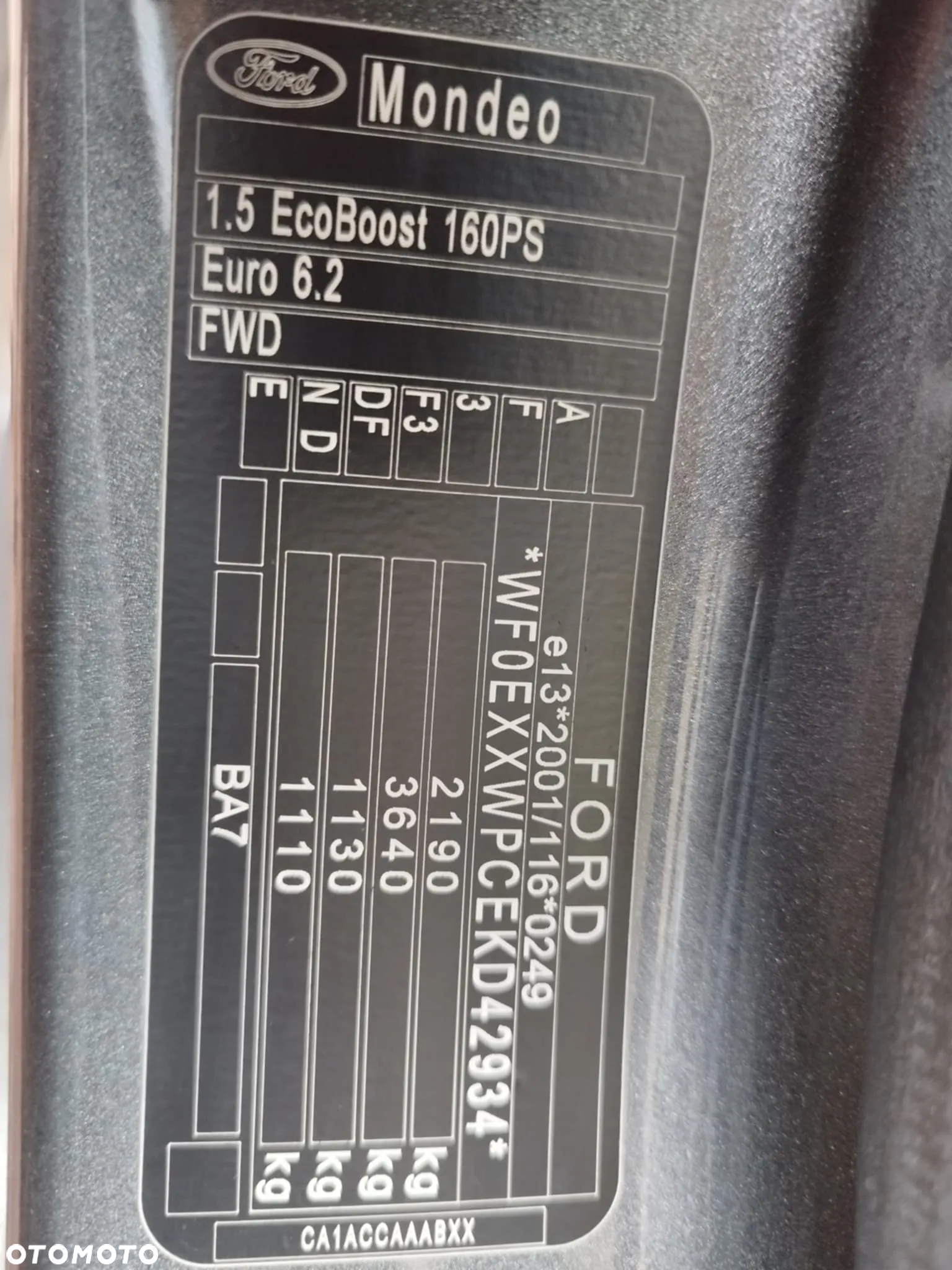 Ford Mondeo 1.5 EcoBoost Titanium - 19