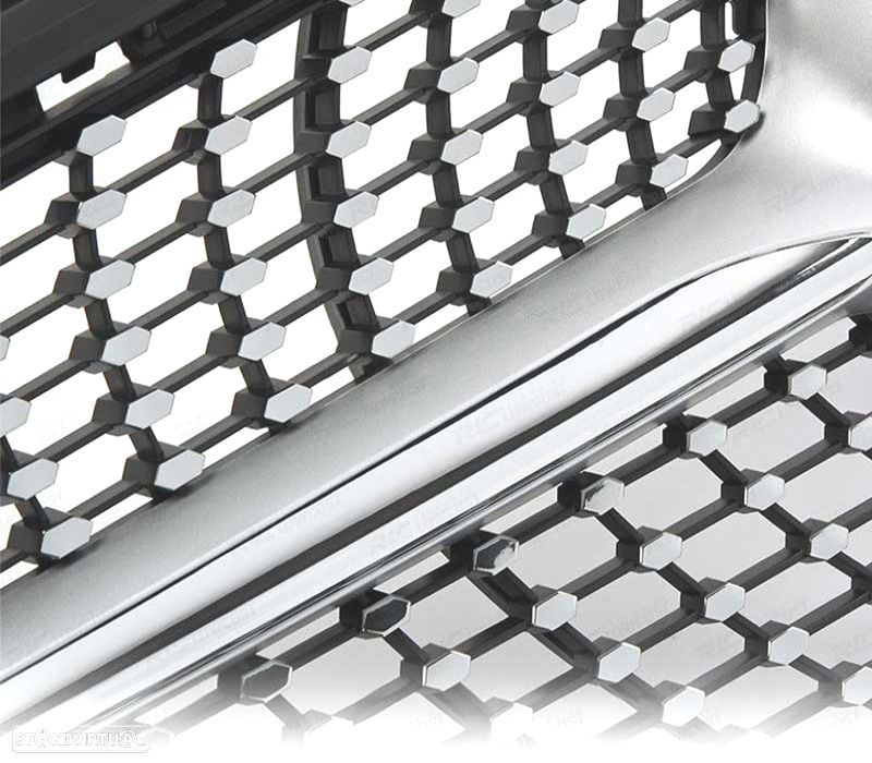 GRELHA FRONTAL MERCEDES CLASE A W176 16-18 CROMADO LOOK DIAMOND - 2