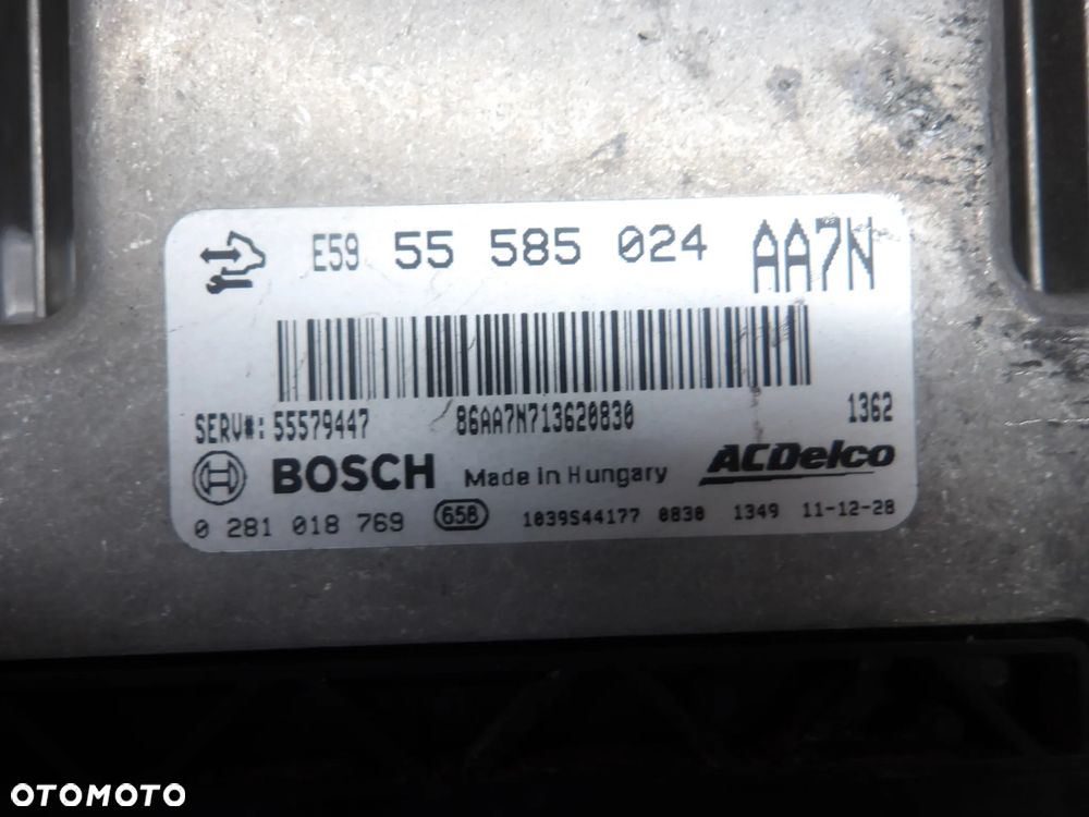 OPEL ZAFIRA C 12-16 2.0D STEROWNIK KOMPUTER SILNIKA 55585024 - 4