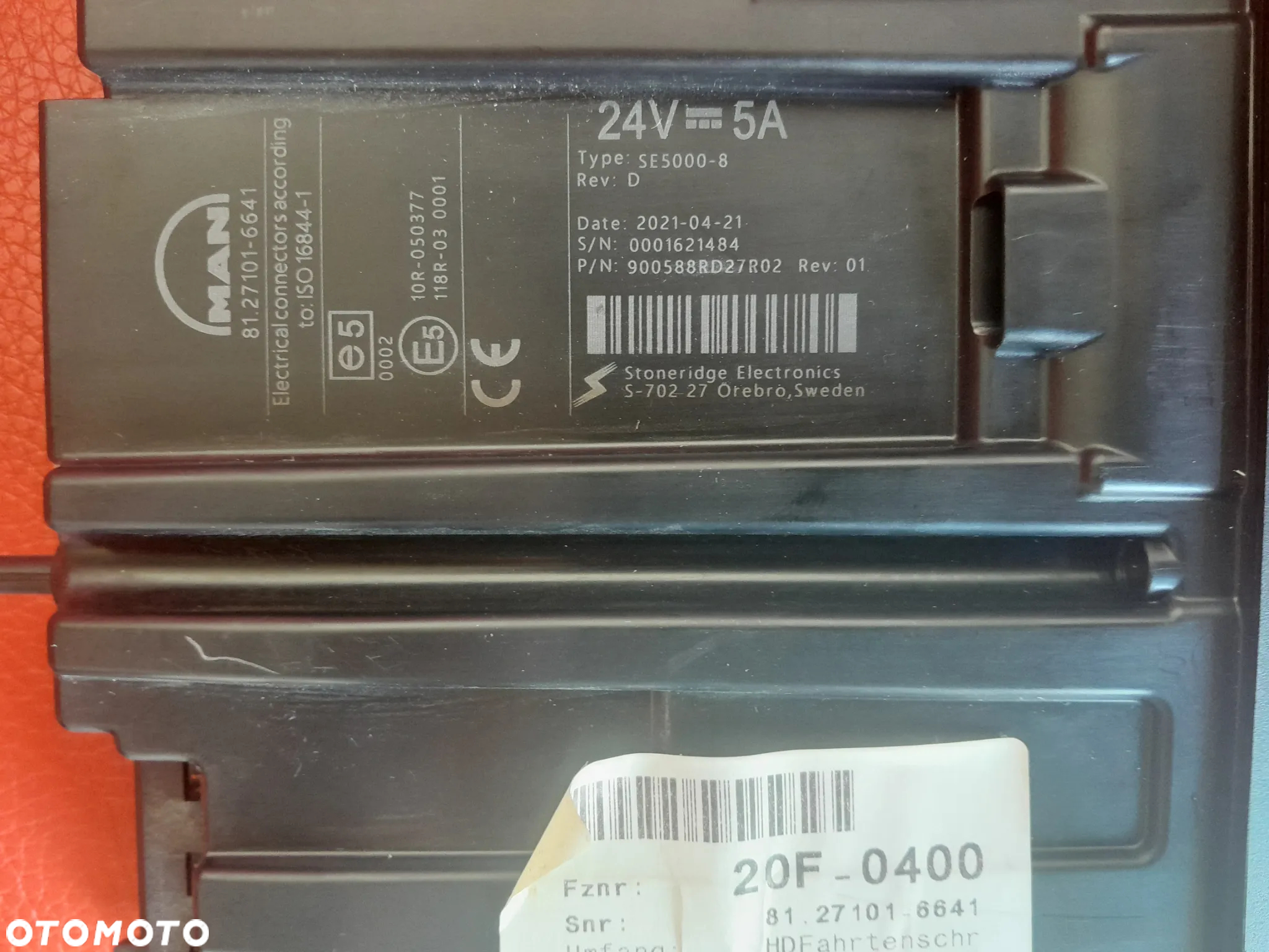 Tachograf MAN type se5000-8 2021r. - 2