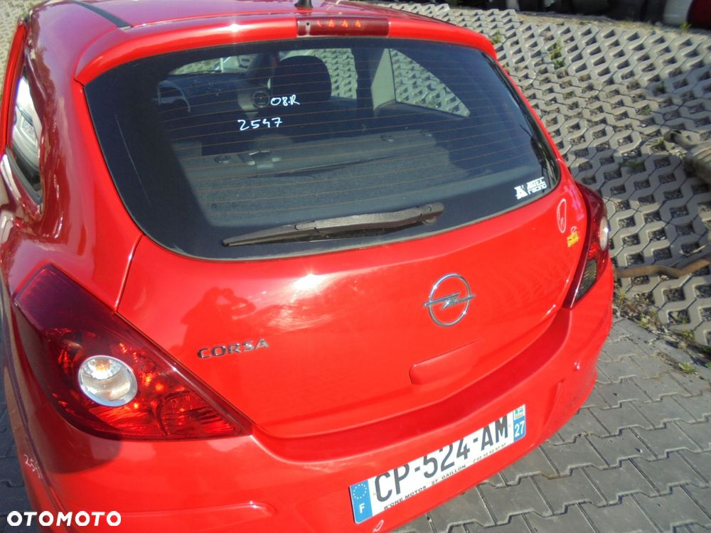 opel corsa d 3d klapa bagażnika z547 2008r - 1