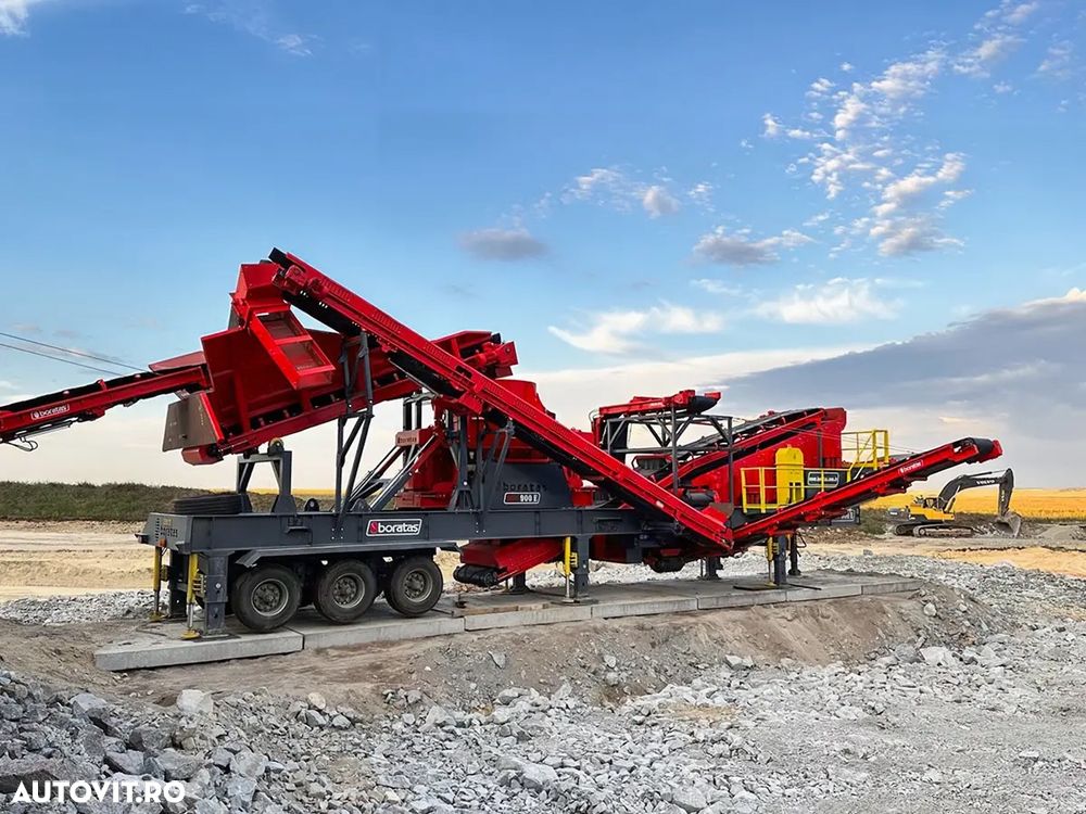 Boratas Boratas BLV900-E4 – Stație Mobilă pe Roți cu VSI și Sită Vibrantă - 6
