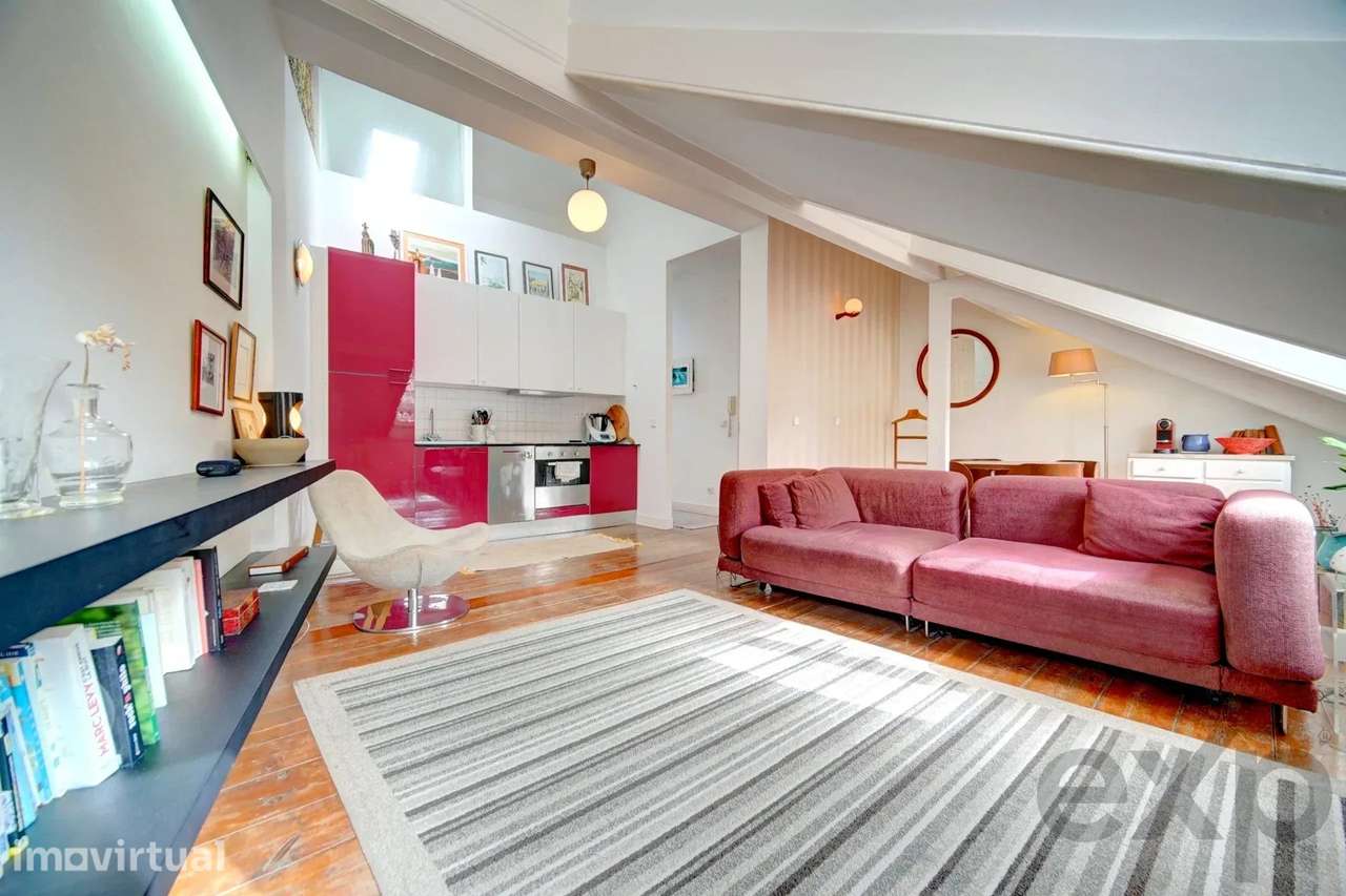 Apartamento T1 - Viver por cima de Lisboa, a dois passos do Largo do C - Grande imagem: 3/16