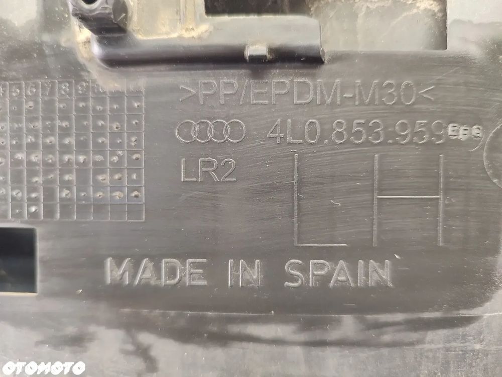 AUDI Q7 4L LIFT 09-15R LISTWA S-LINE DOLNA DRZWI PRZOD LEWA 4L0853959 - 2