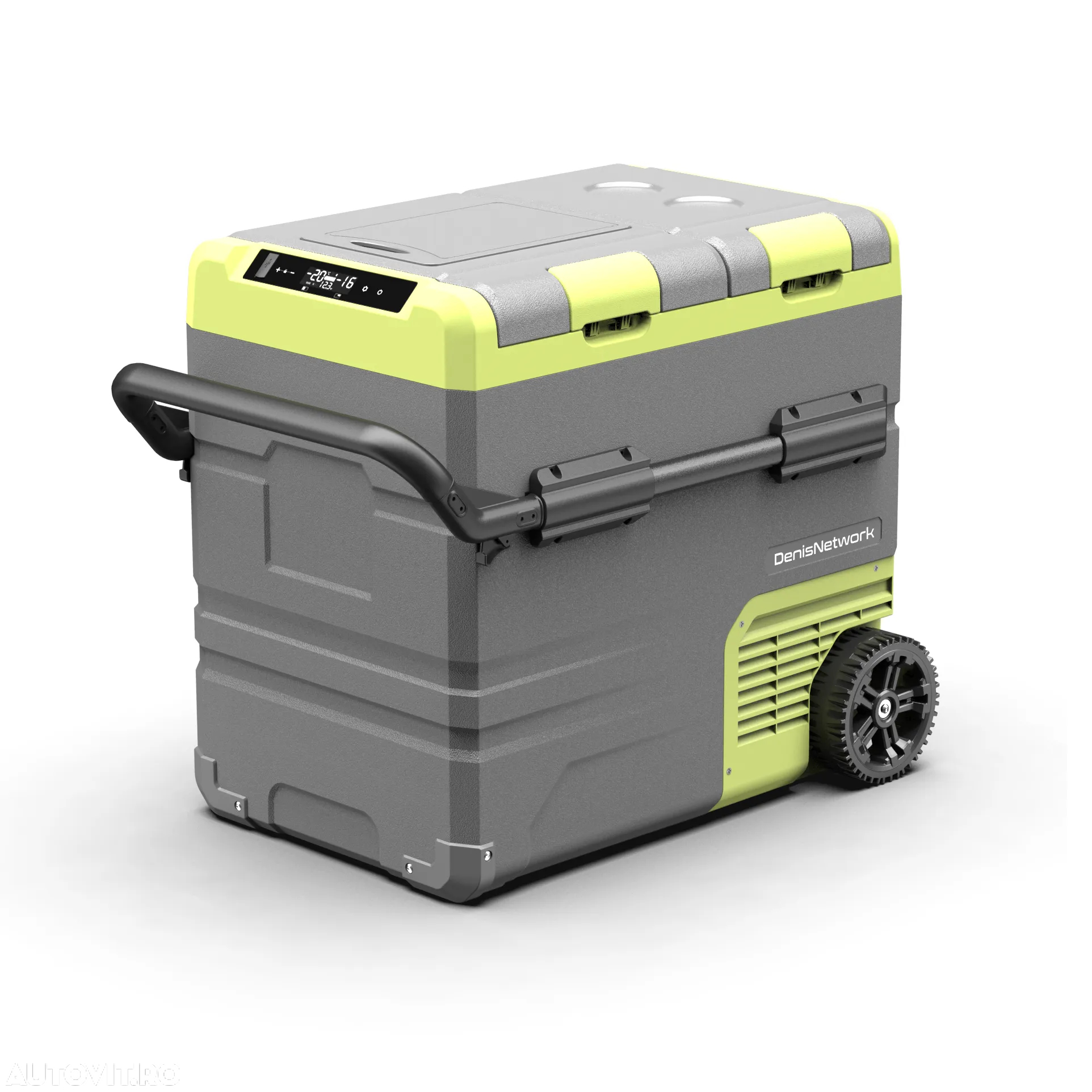 Frigider 45/55L auto rulotă, camion, dube 3,5t, 12-24V, rezistent la vibrații, congelare -20°C - 4
