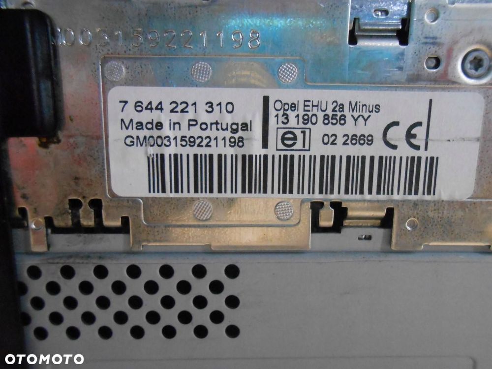 radio cd opel astra iii h 13190856 7644221310 # - 3