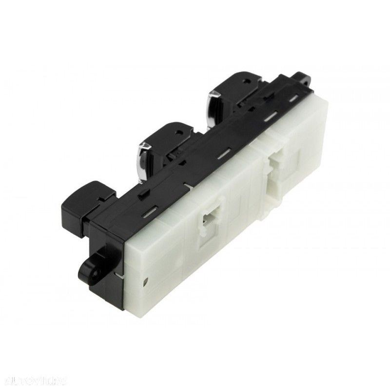 Comutator reglaj geam Nissan Navara D40 2005-, Pathfinder R51 2005-, Qashqai 2007-, mufa Nr 1 : 3 Pini, mufa Nr 2 : 13 Pini-, versiune cu butoane iluminate, 25401-BB65B - 2