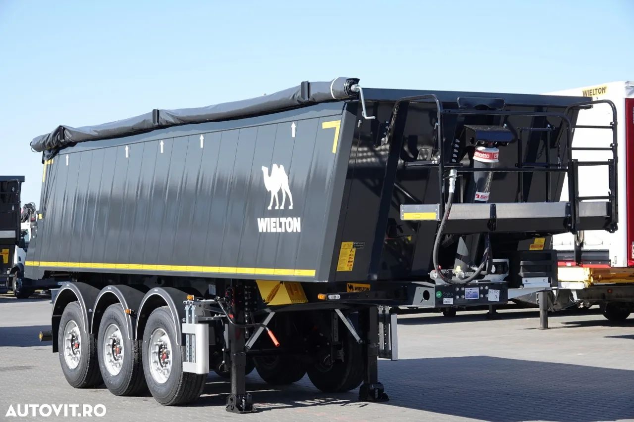 Wielton BASCULANTE ALUMINIU 28 M3 / NOU-NOU 2025 / GREUTATE: 5200KG / AXIE LIFTATOR / DISPONIBIL Imediat - 1
