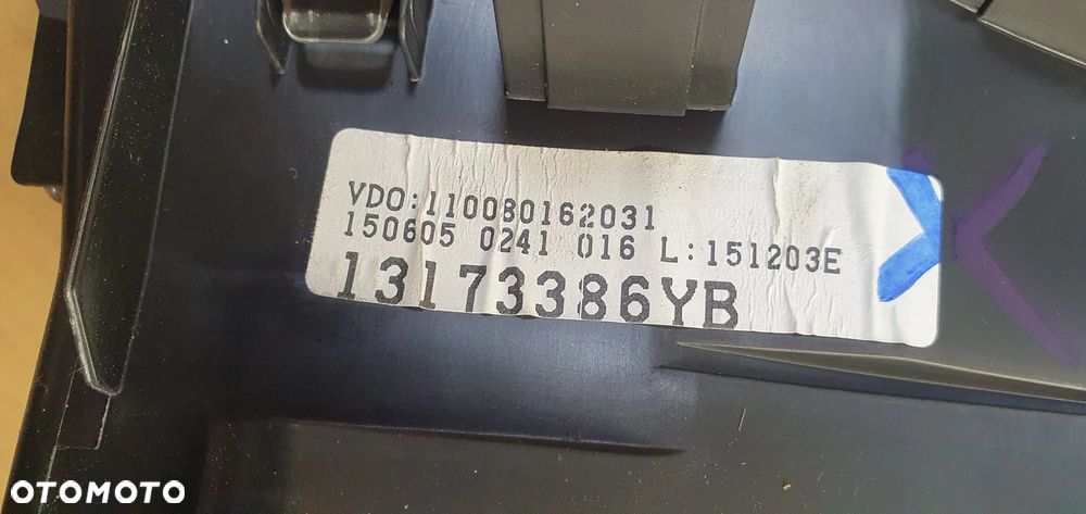 Licznik zegary oryginał Europa Opel Meriva A 1.6 16V 13173386YB 13173386 - 7