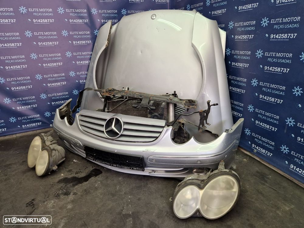 Frente completa usada MERCEDES CLK W209 CDI parachoques capot oticas guarda lamas reforço - 2