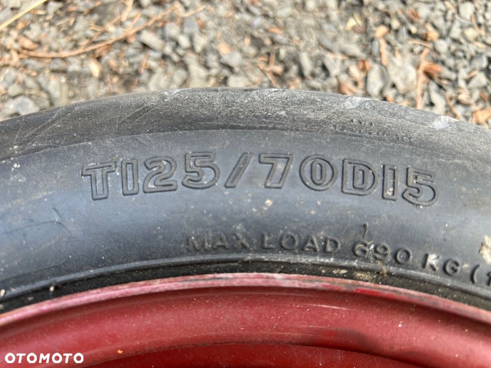 KOŁO DOJAZDOWE 15 ET45 4x100 125/70/R15 56,1mm HONDA CIVIC VI VII - 2