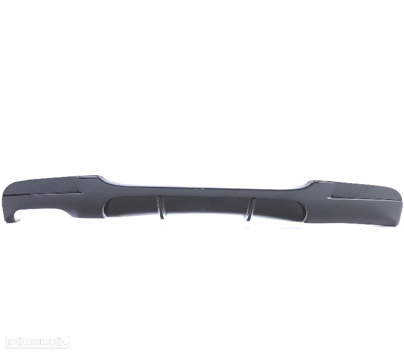 DIFUSOR BMW E90 E91 LOOK M PRETO BRILHANTE - 3