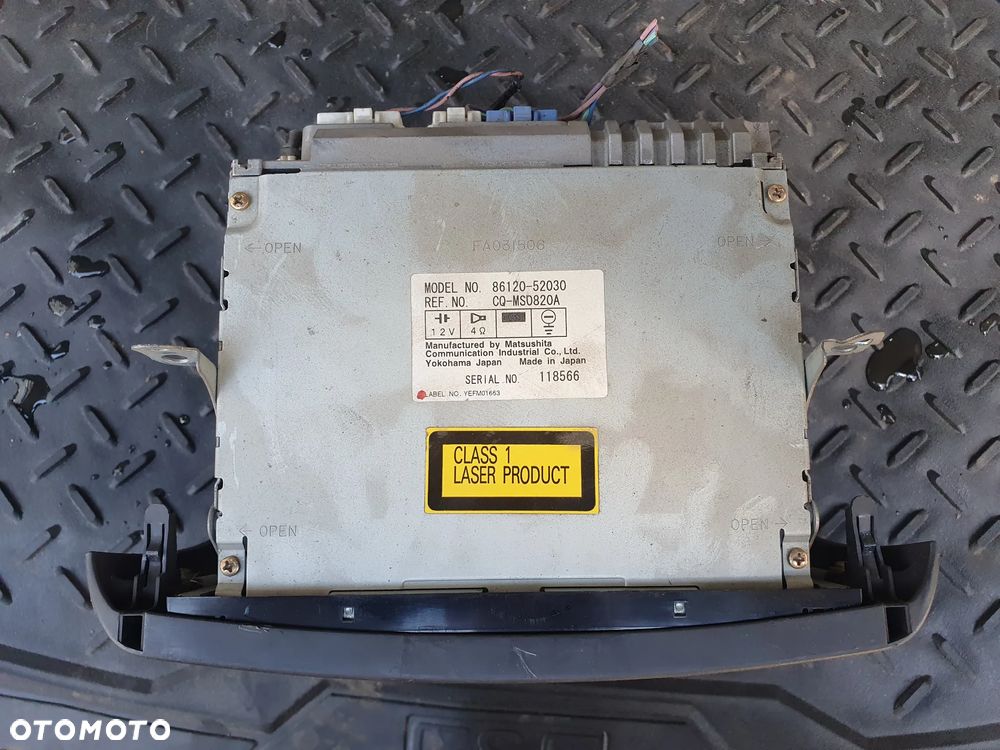 Oryginalne radio CD 86120-52030 Toyota Yaris I 99- - 4