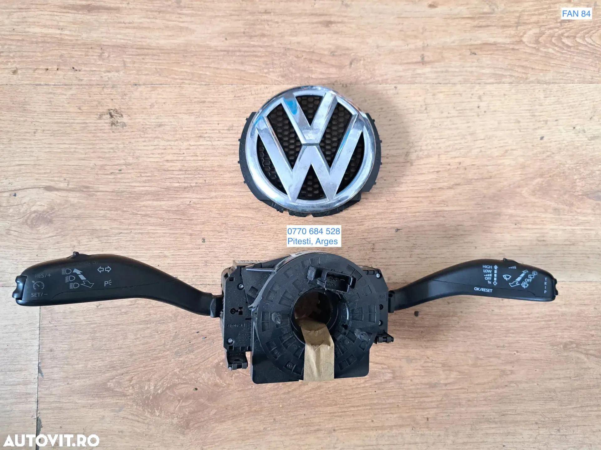 Emblema fata VW Polo 6R Spira volan cu manete semnalizare faruri stergatoare VW Polo Skoda Fabia 2 - 1