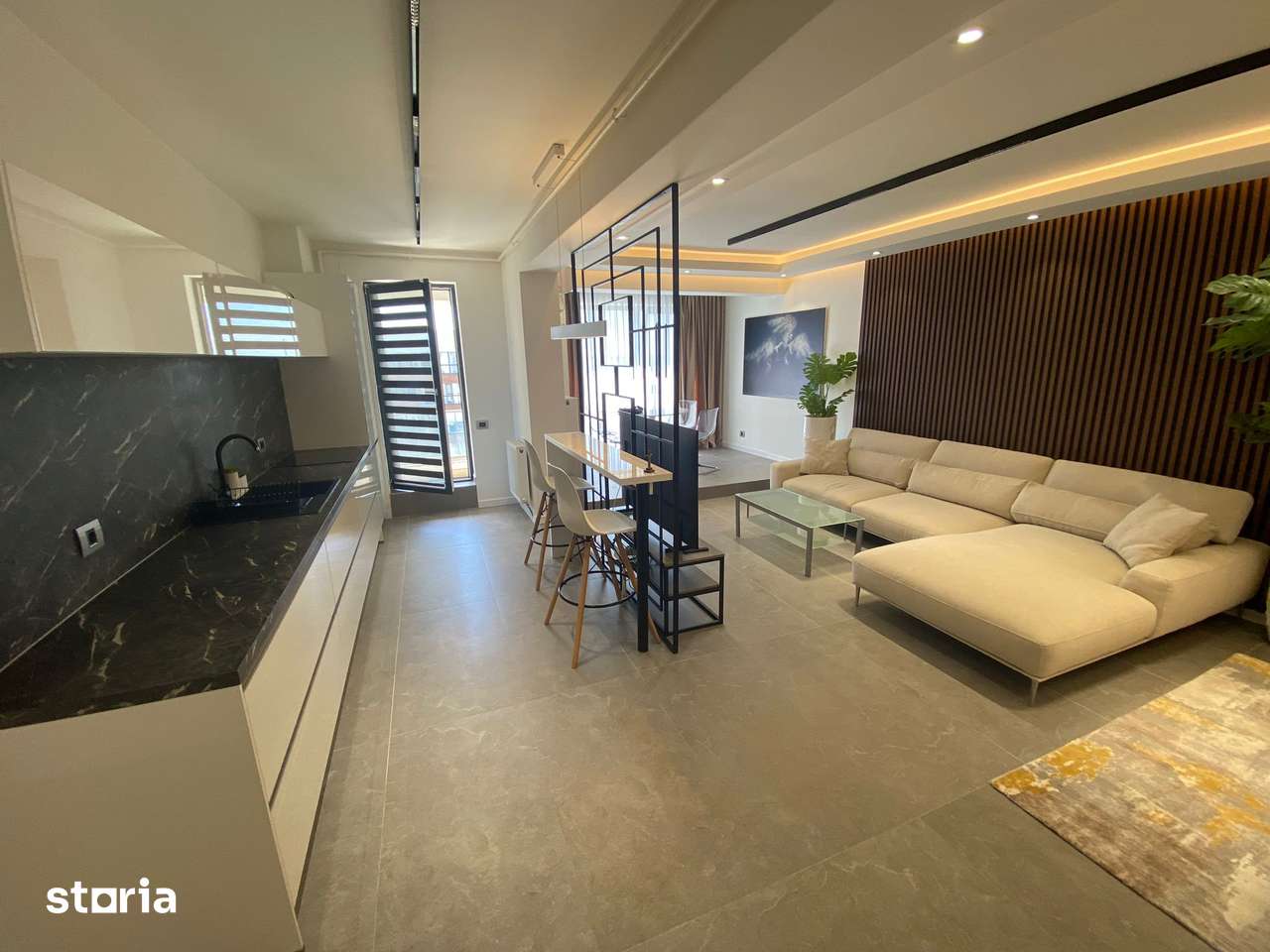 Apartament cu 2 camere complet mobilat si utilat modern — fotografia 1
