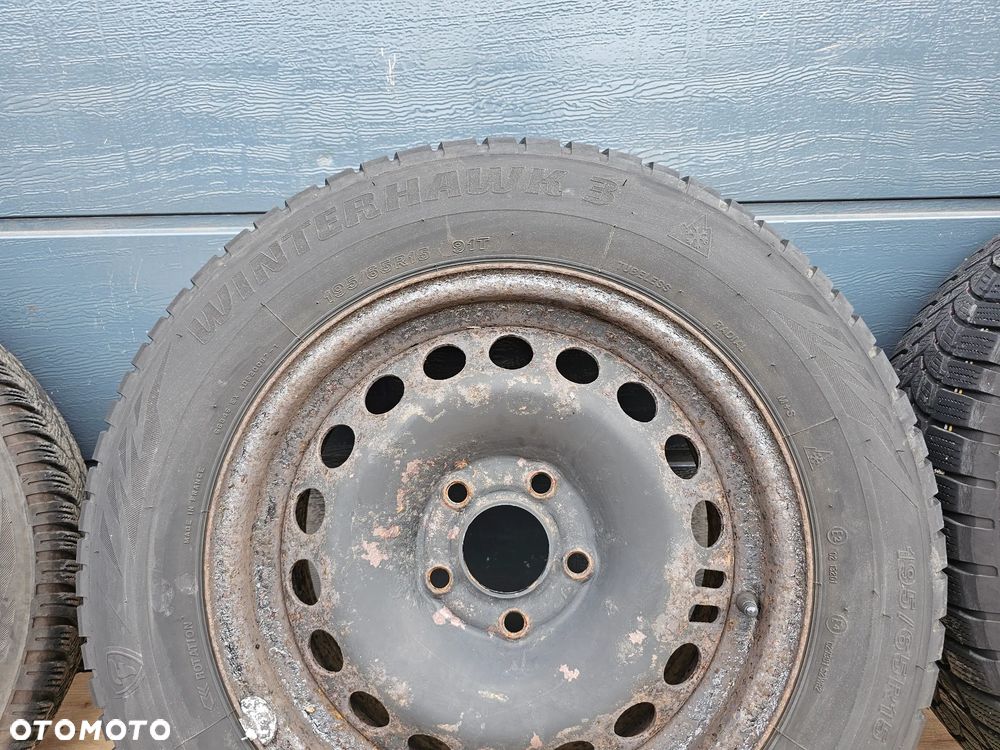 KOŁA FELGI STALOWE 15 OPONY ZIMOWE OPEL VECTRA C SIGNUM ASTRA H MERIVA B ZAFIRA A B 5x110 ET35 6,5J 195/65/15 - 10