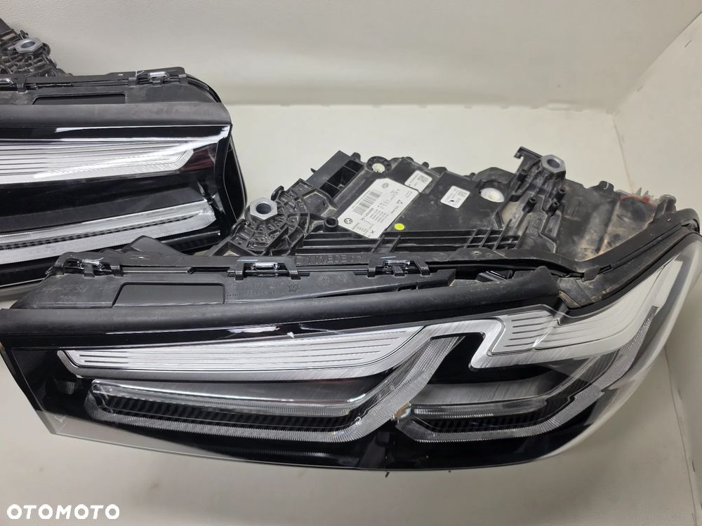 LAMPA LEWA PRAWA BMW 5 G30 G31 LIFT LCI FULL LED LAMPY KOMPLET PRZOD PRZEDNIA PRZEDNIA - 4