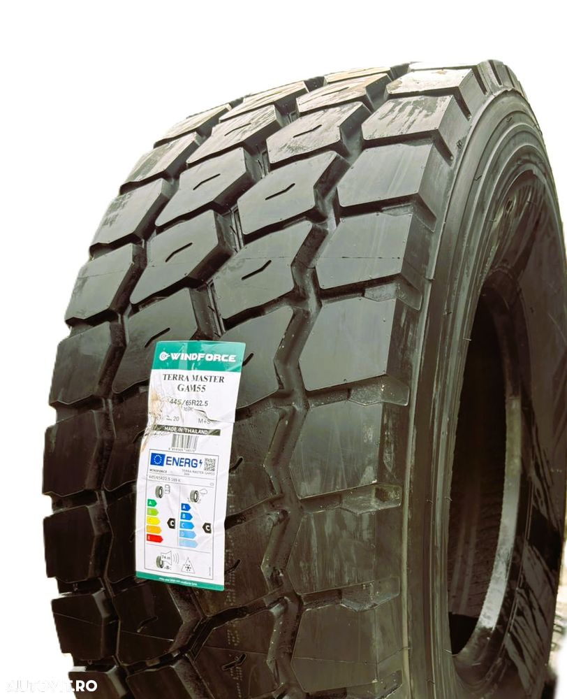PROMOTIE ANVELOPE NOI 445/65R22.5 WINDFORCE TRAILER CARIERA    model   GAM55
