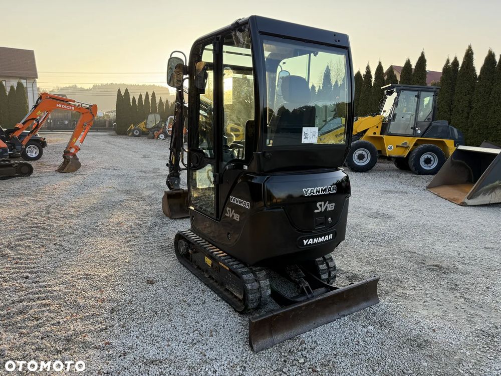 Yanmar SV18 SV 18 / 2017 ROK / TYLKO 2101 MTH! / POWERTILT / Z NIEMIEC / PIĘKNA / ORYGINAŁ / 15 16 17 20 22 301.6 301.8 VIO PC KX 018 19C 16C - 5