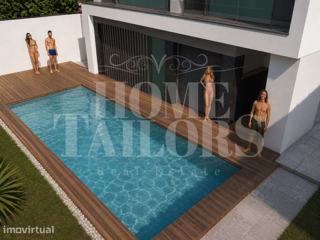 Moradia T5 com Piscina e Jardim em construção | Caxias | Oeiras - Grande imagem: 5/9