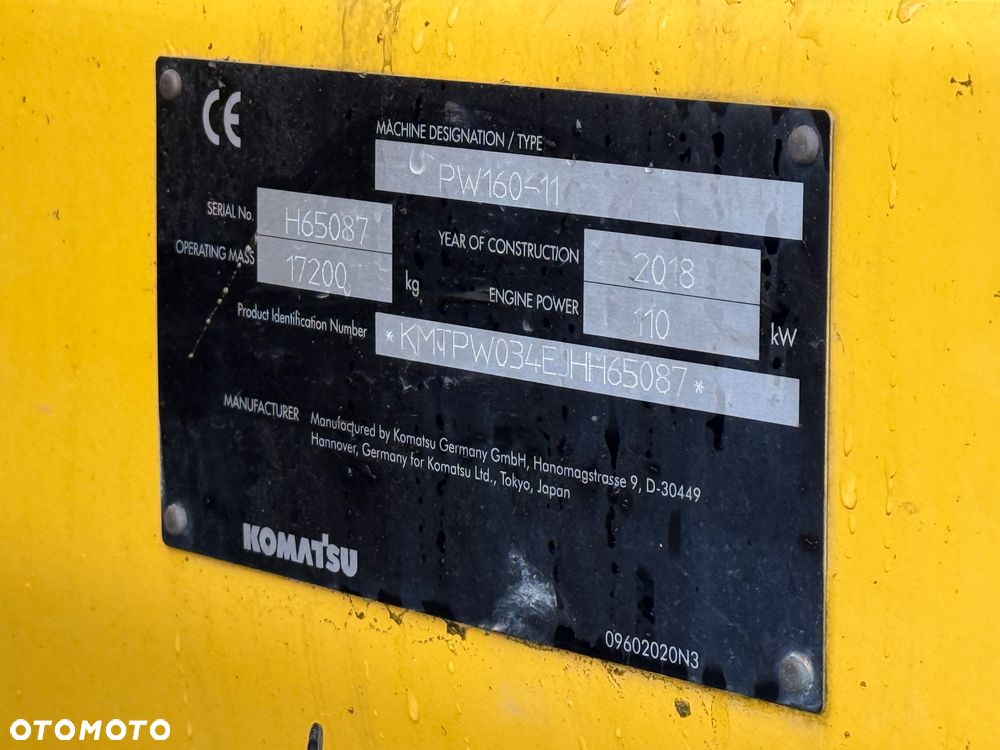 Komatsu PW 160-11 - 28